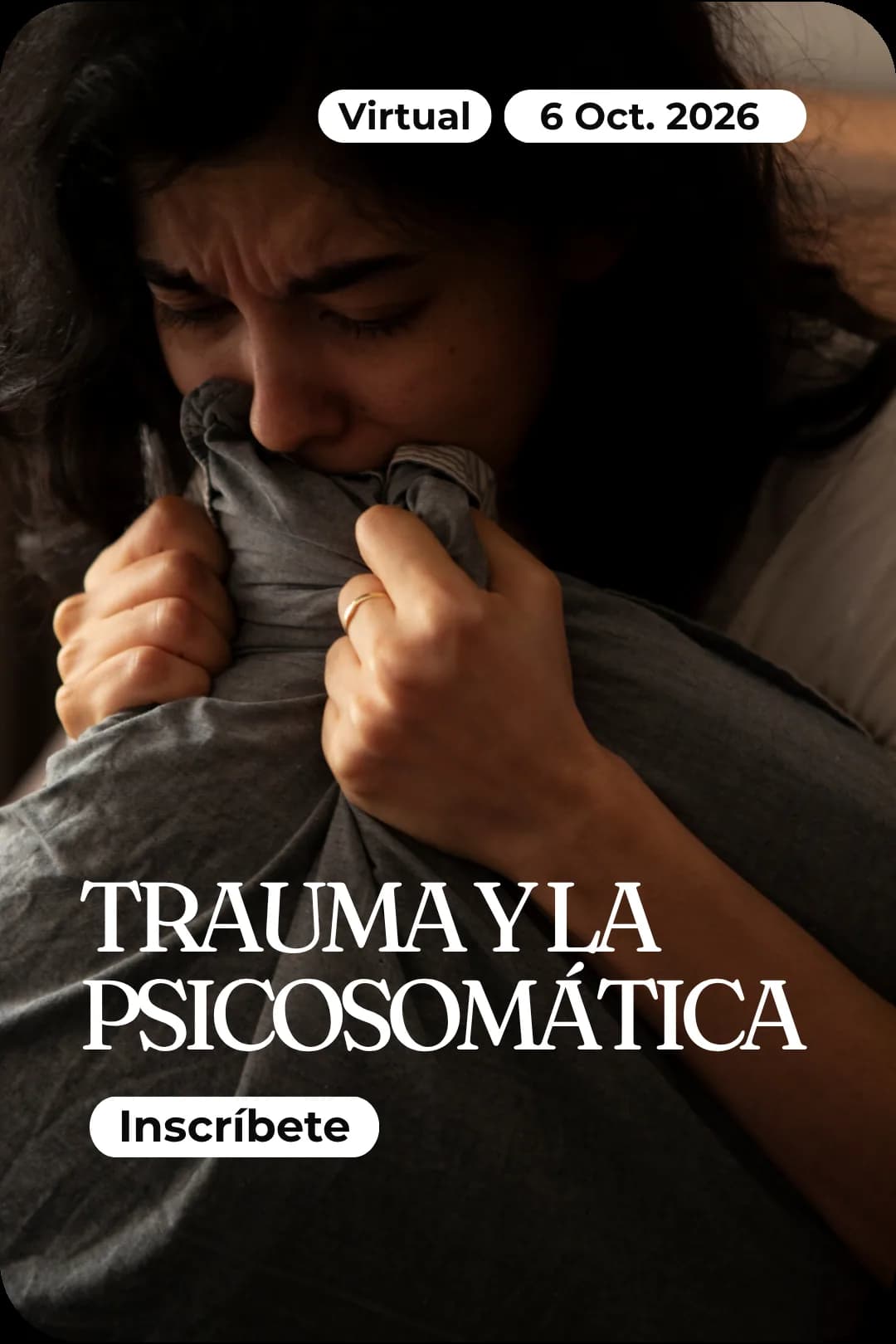 Afiche del evento Trauma y la Psicosomática
