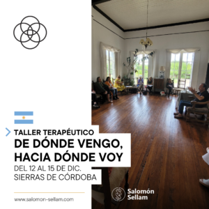 Taller Terapéutico Vivencial PRESENCIAL 12 a 15 Diciembre Sierras de Córdoba - Argentina